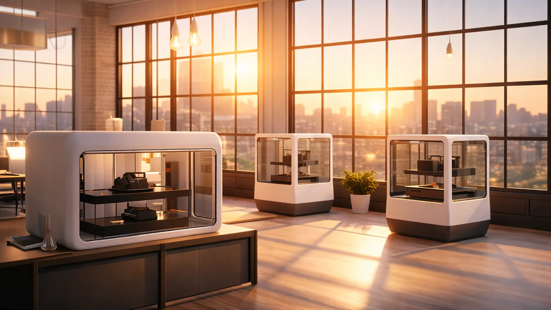 En omfattende 3D-bygningsmodel af Odense centrum, der viser domkirken, åen og byens tætte arkitektur i fotorealistisk stil