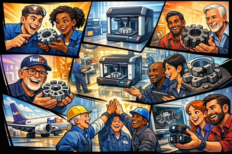 3D print service der genskaber industrielle reservedele og eliminerer nedetid i produktion med digitale filer og on-demand produktion