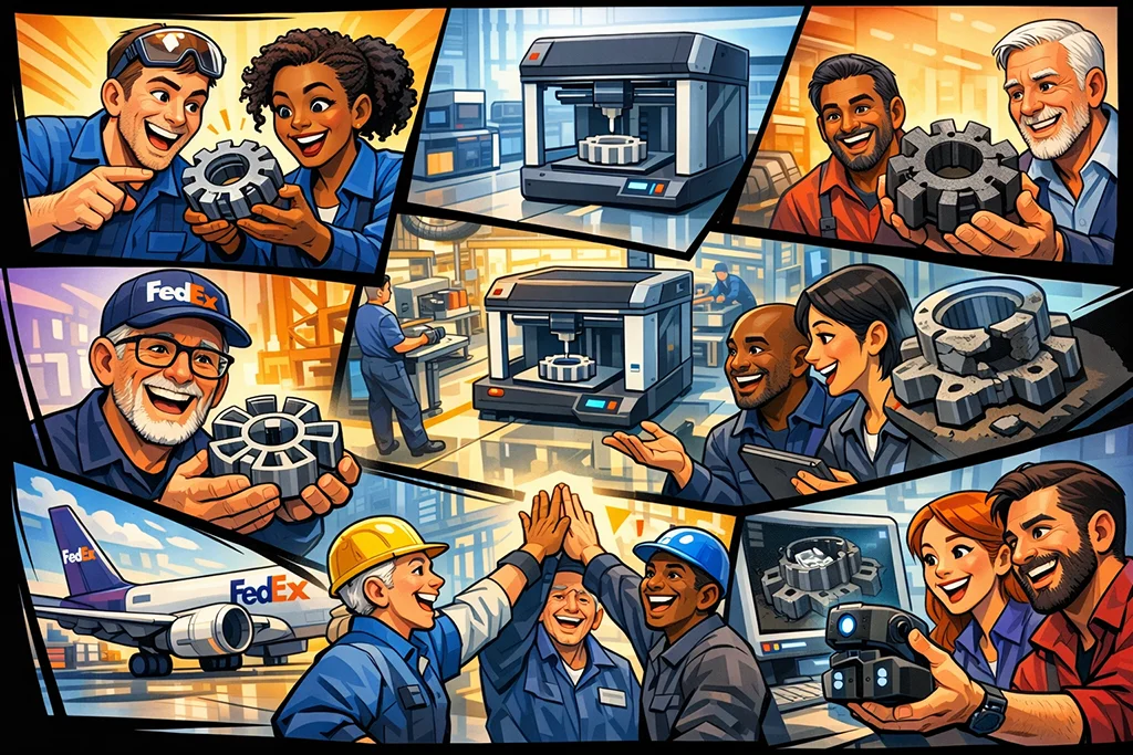 Hvordan selve 3D printet løser udfordringen med forældede reservedele i industrien