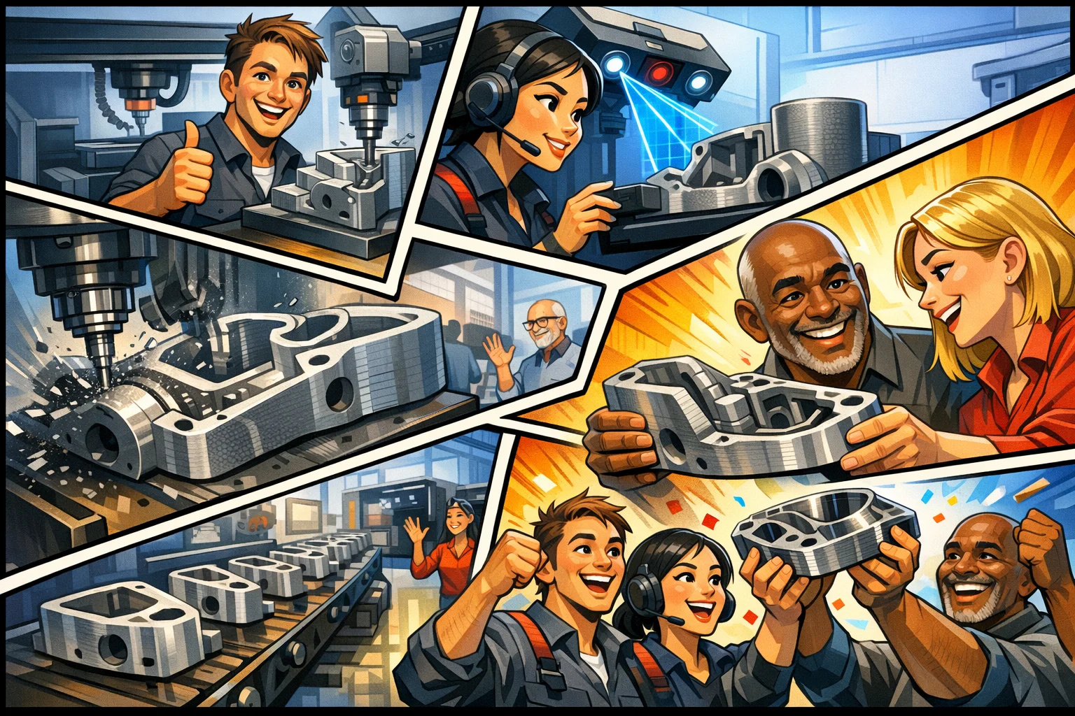 Hybrid produktion: Når selve 3D printet kombineres med præcisionsteknik